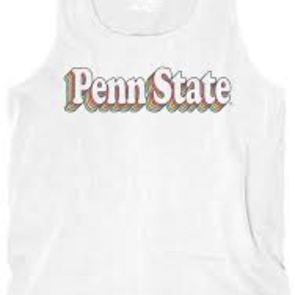 Blue 84 Penn State White Crop Tank Top NWT